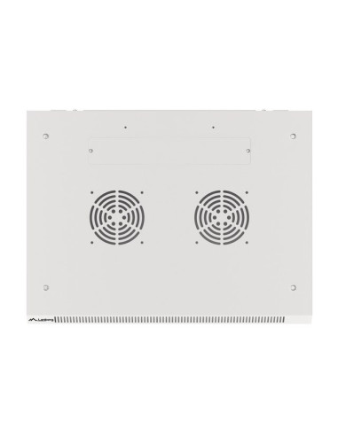 Lanberg Szafa Wisząca Rack 19" 9U 600X450 Drzwi Metalowe Szara (Flat Pack) Wf01-6409-00S