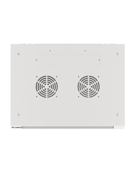Lanberg Szafa Wisząca Rack 19" 9U 600X450 Drzwi Metalowe Szara (Flat Pack) Wf01-6409-00S