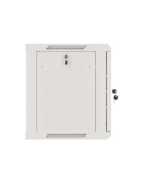 Lanberg Szafa Wisząca Rack 19" 9U 600X450 Drzwi Metalowe Szara (Flat Pack) Wf01-6409-00S