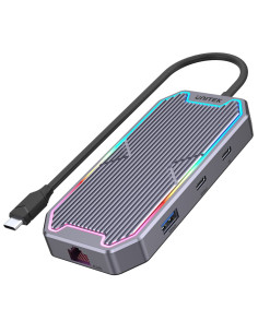 Unitek Hub Usb-C, Hdmi 2.0, Rj45, 3,5Mm,100W 10Gbps