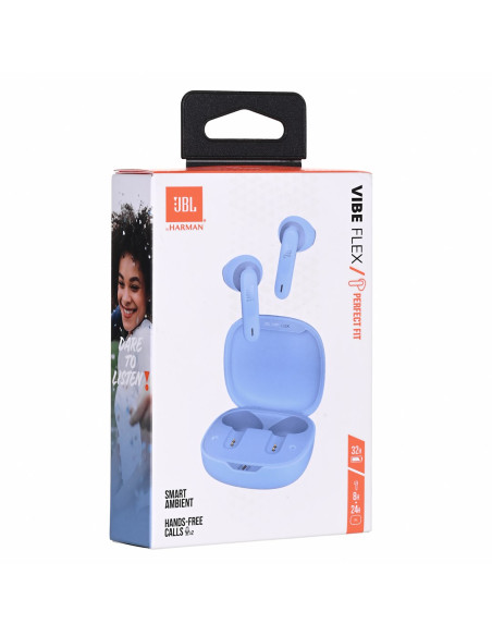 Słuchawki Jbl Vibe Flex (Niebieskie, Bezprzewodowe)