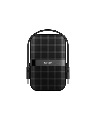 Dysk Zewnętrzny Hdd Silicon Power Armor A60 (1Tb  2.5"  Usb 3.2  5400 Obr/Min  Black  Sp010Tbphda60S3A)