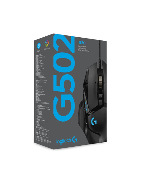Mysz Logitech G502 Gaming Hero Eu 910-005471 (Optyczna  16000 Dpi  Kolor Czarny)