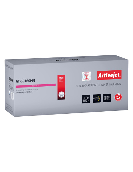 Activejet Atk-5160Mn Toner (Zamiennik Kyocera Tk-5160M  Supreme  12000 Stron  Czerwony)