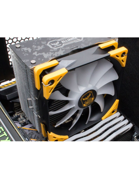 Scythe Kotetsu Mark Ii Tuf Gaming Alliance Procesor Chlodnica/Wentylator 12 Cm Czarny, Żółty