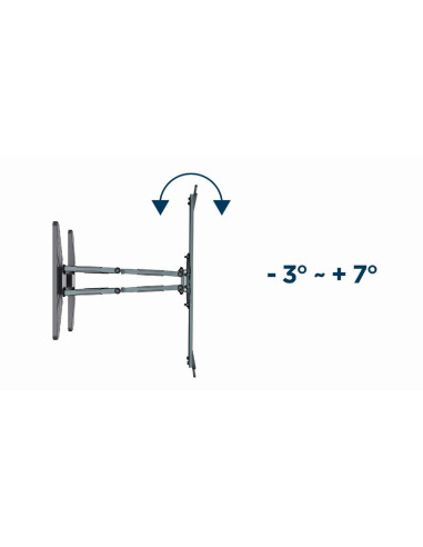 Gembird Wm-80Str-01 Regulowany Uchwyt Do Telewizora (Obrót I Pochylenie), 40"- 80'' (50 Kg)