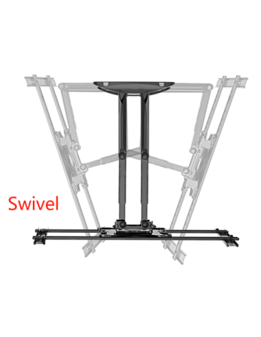Gembird Wm-80Str-01 Regulowany Uchwyt Do Telewizora (Obrót I Pochylenie), 40"- 80'' (50 Kg)
