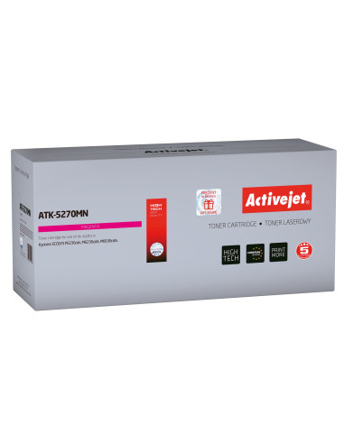Activejet Atk-5270Mn Toner (Zamiennik Kyocera Tk-5270M  Supreme  6000 Stron, Czerwony)