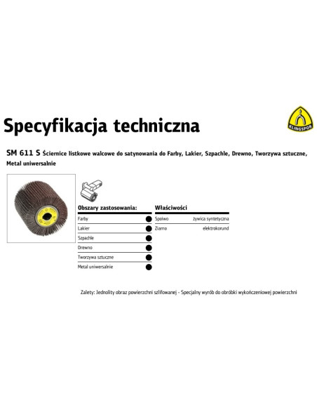 K.ściernica Nasadz.listkowa 100X100X19 Gr.80
