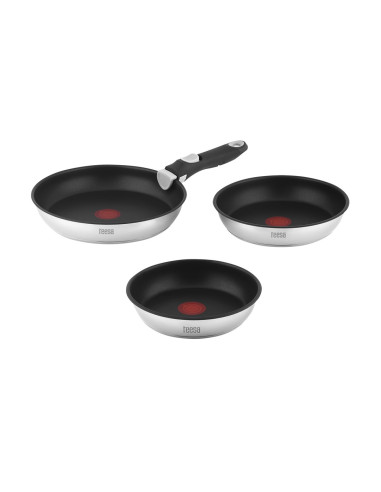 Zestaw Patelni Z Odłączaną Rączką 22Cm , 24Cm 28 Cm Teesa Frying Pans Single Hand