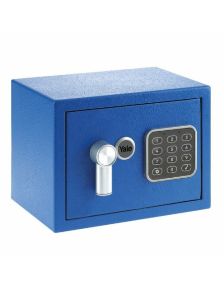 Yale Mini Electronic Safe Blue Sejf Podstawowy Ysv Mini Niebieski