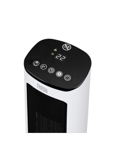 Teesa Termowentylator Kolumnowy Ptc1Kw/2Kw Kominek