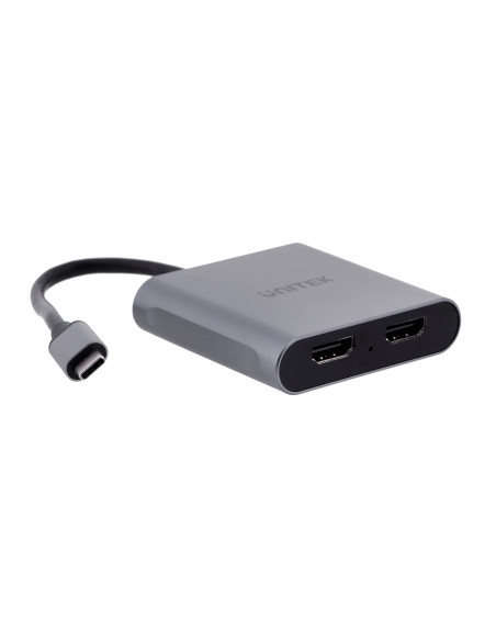 Unitek Adapter Usb-C, 2X Hdmi, 4K@60Hz, Mst, V1404B