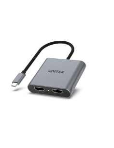 Unitek Adapter Usb-C, 2X Hdmi, 4K@60Hz, Mst, V1404B 2