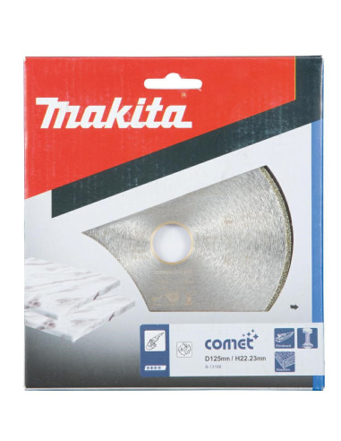 Makita Tarcza Diamentowa 125X22,23Mm Pełna (Mokro) Marmur
