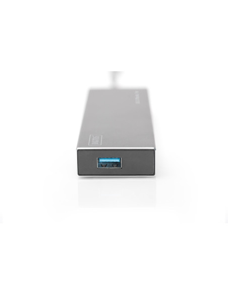 Digitus Hub Usb 3.0/Koncentrator 7Xusb 3.0 Superspeed, Aktywny, Aluminium Da-70241-1
