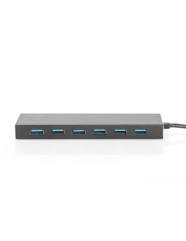 Digitus Hub Usb 3.0/Koncentrator 7Xusb 3.0 Superspeed, Aktywny, Aluminium Da-70241-1