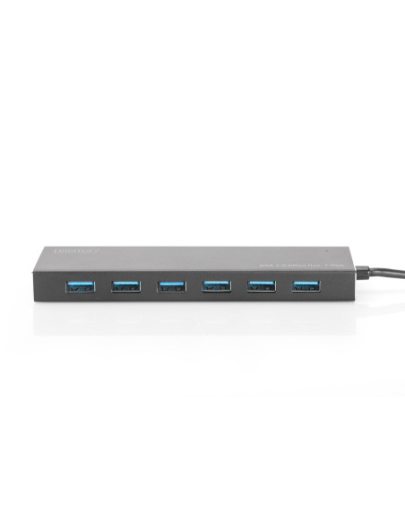Digitus Hub Usb 3.0/Koncentrator 7Xusb 3.0 Superspeed, Aktywny, Aluminium Da-70241-1