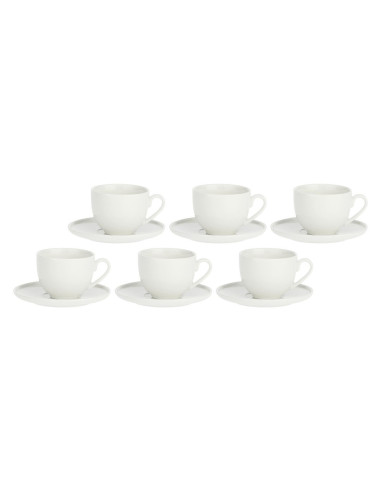 La Porcellana Bianca Corte Zestaw 6 Filiżanek Do Kawy Ze Spodkiem 80 Ml