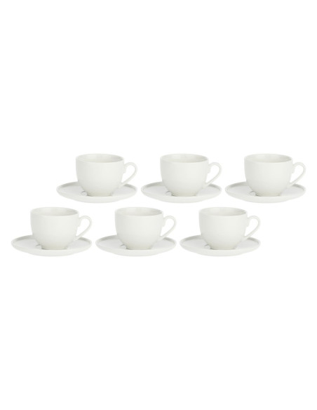 La Porcellana Bianca Corte Zestaw 6 Filiżanek Do Kawy Ze Spodkiem 80 Ml