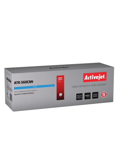 Activejet Atk-560Can Toner (Zamiennik Kyocera Tk-560C  Premium  10000 Stron  Niebieski)