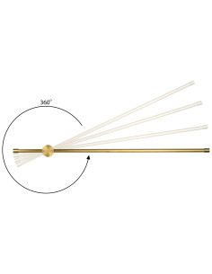 Lampa Ścienna Led Activejet Aje-Hilton Patyna Ww 2