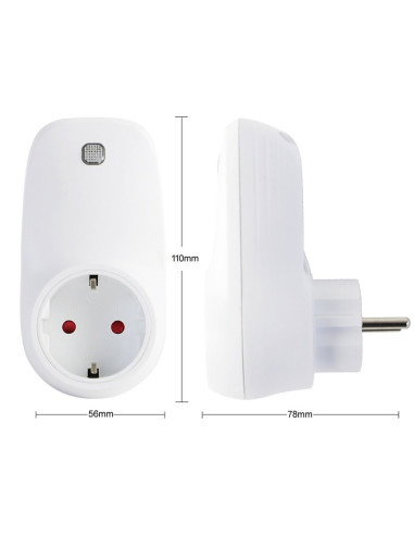 Termostat Gniazdkowy Cronos Wifi Do Promiennika Cronos Grafen Basic / Carbon P800 I P1000