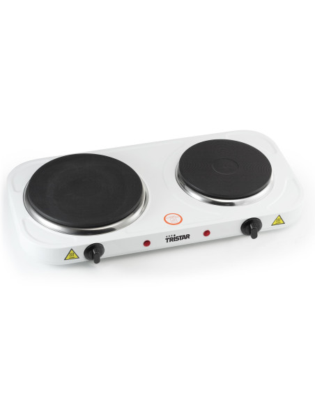 Tristar Kp-6245 Płyta Kuchenna Biały Blat Płyta Uszczelniona 2 Stref(Y)