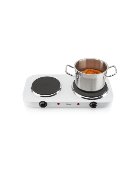 Tristar Kp-6245 Płyta Kuchenna Biały Blat Płyta Uszczelniona 2 Stref(Y)