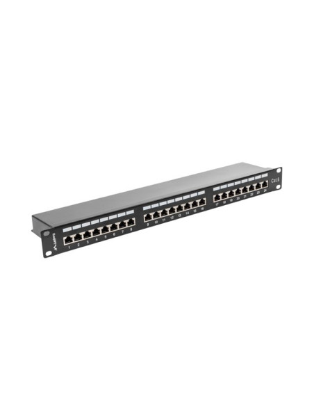 Patch Panel Lanberg Pps6-1024-B (1U  Kat. 6  24Xrj-45)