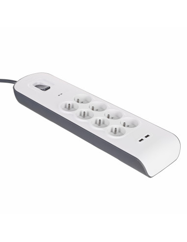Listwa Zasilająca Belkin Power Surge 8-Port + 2Xusb-A 18W 900J 2M Grey/White