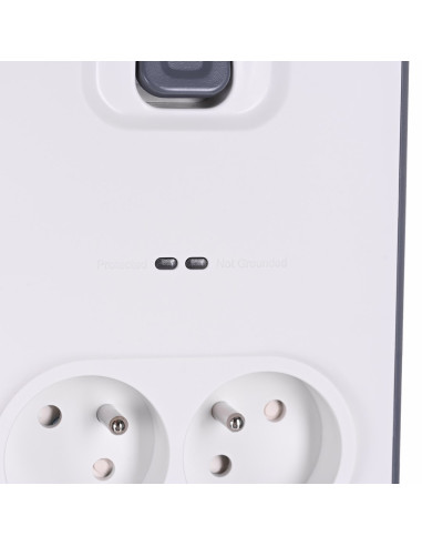Listwa Zasilająca Belkin Power Surge 8-Port + 2Xusb-A 18W 900J 2M Grey/White