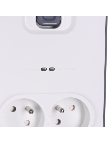 Listwa Zasilająca Belkin Power Surge 8-Port + 2Xusb-A 18W 900J 2M Grey/White