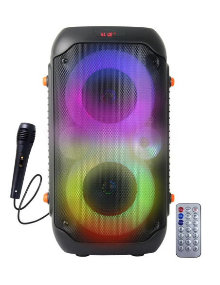 Esperanza Głośnik Bt Fm Led Rgb Karaoke Singer Ep156