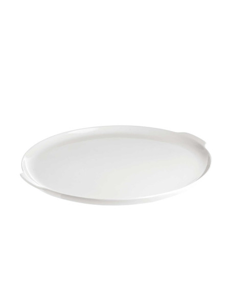 Talerz Do Ciasta Z Uchwytami Arezzo - Biały, 32.5 Cm