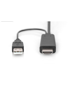 Kabel Adapter Hdmi 4K 30Hz Zasilanie Usb A Na Displayport 2M 2