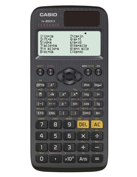 Casio Fx-85Cex Kalkulator Naukowy, Biurowy, Szkolny, 379 Funkcji, 77X166Mm, Czarny