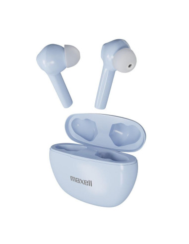 Maxell Dynamic+ Słuchawki Bezprzewodowe, Dotykowe, Usb Type C, Niebieskie