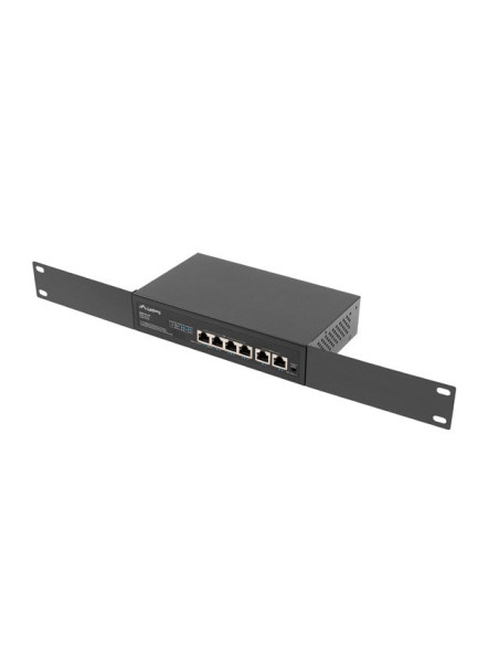 Lanberg Switch Poe+ Rack 10"/19" (4X 100Mb/S Poe+, 2X 100Mb/S) Rsfe-4P-2Fe-60