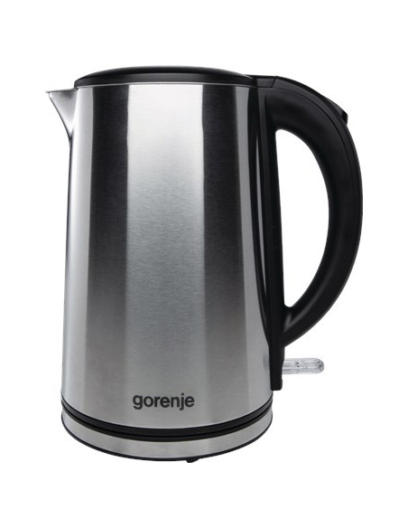 Gorenje | Czajnik | Zobacz Materiał K15Dws | Elektryczny | 2200 W | 1,5 L | Stal Nierdzewna | Podstawa Obrotowa 360° | Stal Nier