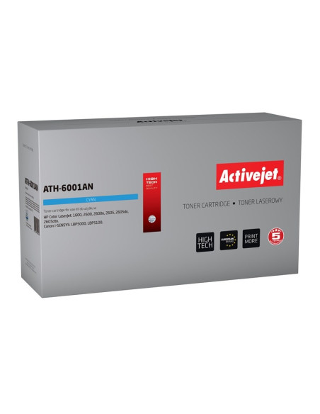 Activejet Ath-6001An Toner (Zamiennik Hp 124A Q6001A, Canon Crg-707C  Premium  2000 Stron  Niebieski)