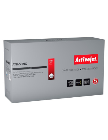 Activejet Ath-53Nx Toner (Zamiennik Hp 53X Q7553X, Canon Crg-715H  Supreme  7900 Stron  Czarny)