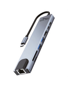 Media-Tech Hub Usb 8 In 1 Giga Lan Hub Mt5046 2