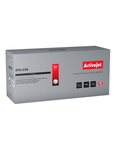 Activejet Ath-53N Toner (Zamiennik Hp 53A Q7553A, Canon Crg-715  Supreme  3500 Stron  Czarny)