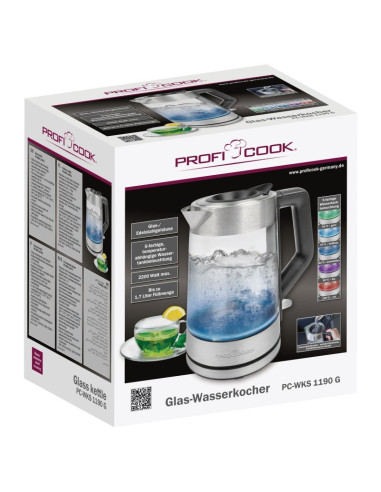 Czajnik Bezprzewodowy Proficook Pc-Wks 1190 G