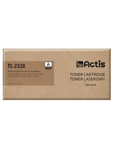 Actis Tl-232X Toner (Zamiennik Lexmark 24016Se/34016Se  Standard  6000 Stron  Czarny)