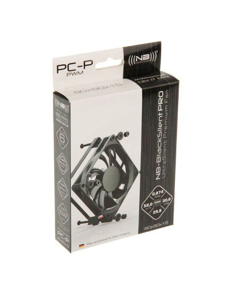Noiseblocker Blacksilent Pro Wentylator Pc-P - 80Mm