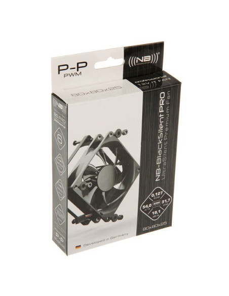 Noiseblocker Blacksilent Pro Wentylator P-P - 80 Mm
