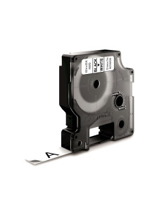 Taśma Dymo D1- 12Mm X 7M Czarny/Biały
