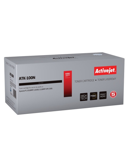 Activejet Atk-100N Toner (Zamiennik Kyocera Tk-100/Tk-18  Supreme  7800 Stron  Czarny)